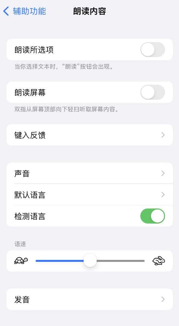 得荣苹果服务网点分享iOS 16 小技巧：让 iPhone 朗读屏幕上的内容或所选择的文本 